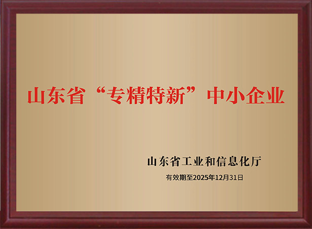 山東省”專精特新“中小企業